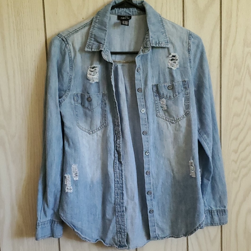 Denim Button Down